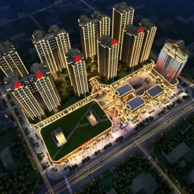 100mm 24V SMD3535 RGB IP67 Waterproof LED Point Light with DMX512 Control and 180° Beam Angle