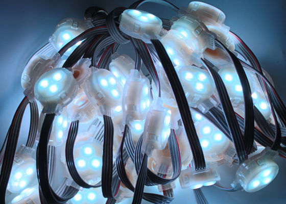 Programmable Pixel Led Point Light IP67 12V RGB PC Shell Glue Material 0.8W