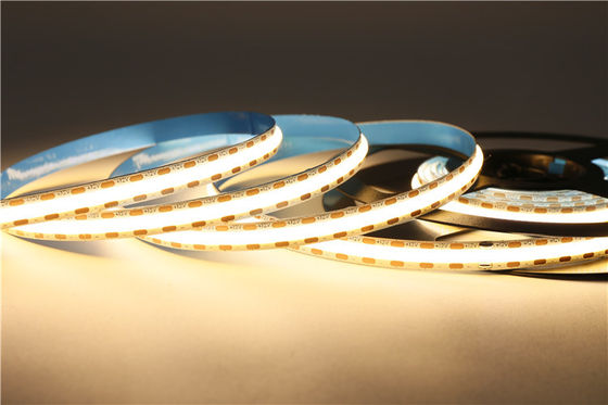 Cob Led Strip Led Tape Light CRI90 12v 24v Flexible White Dotless Luces Flip Chip