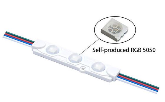Водоустойчивое DC12V 0.72W RGB привело света SMD5050 модуля
